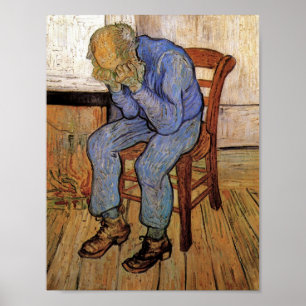 Old Man in Sorrow Van Gogh Fine Art Poster