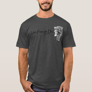 Old Man in the Mountain Live Free or Die T-Shirt