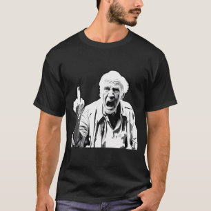 Old Man Middle Finger - Satire Series 1 - Blk T-Shirt