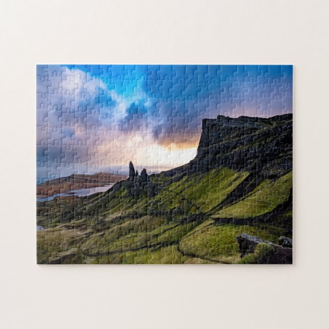 Old Man of Storr Isle of Sky Scotland Travel Jigsaw Puzzle (Horizontal)