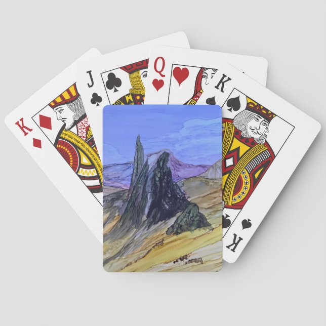 Old Man Of Storr Skye   Playing Cards (Back)