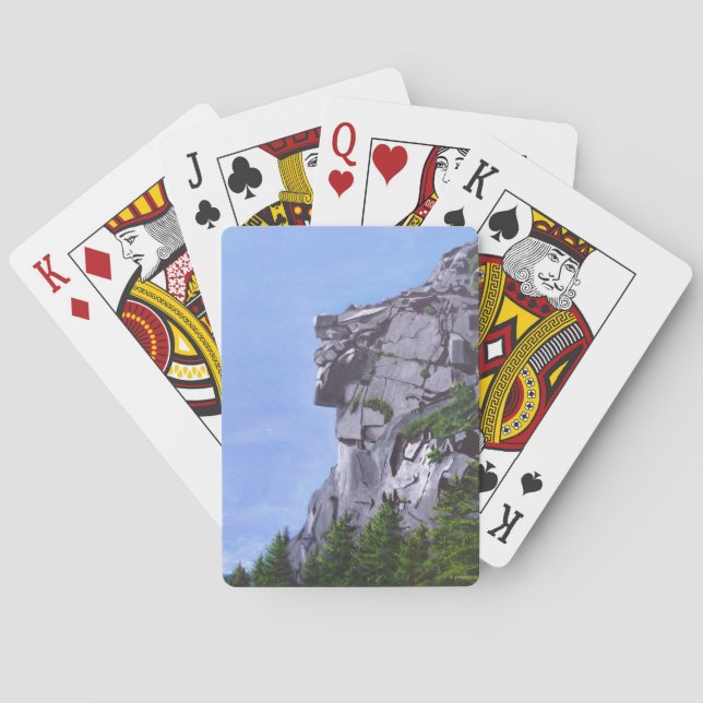 Old Man of the Mountain Deck of Playing Cards (Back)