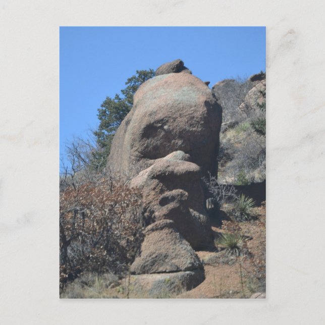 Old man rock postcard (Front)