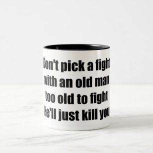 Old Man Two-Tone Coffee Mug