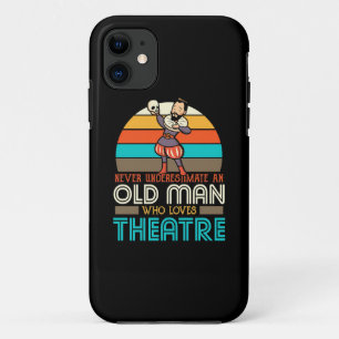 Old Man Who Loves Theatre Case-Mate iPhone Case