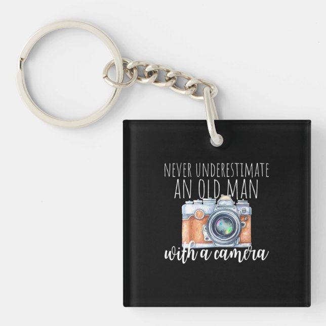 Old Man With A Camera Key Ring (Front)