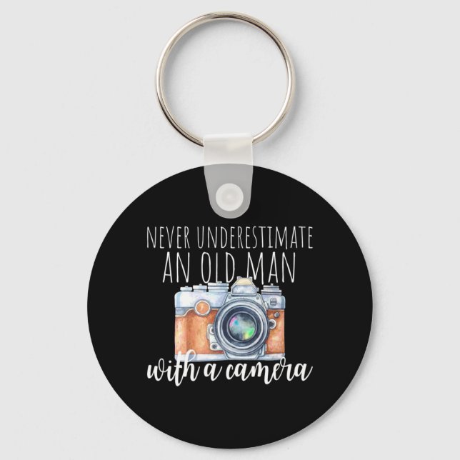 Old Man With A Camera Key Ring (Front)