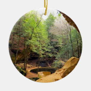 Old Man's Cave Ceramic Tree Decoration