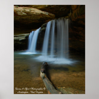 Old Mans Cave Falls Poster