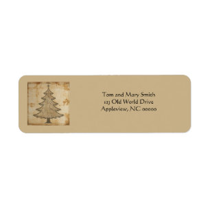 Old Map Christmas Tree 