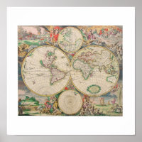 Old Map of the World