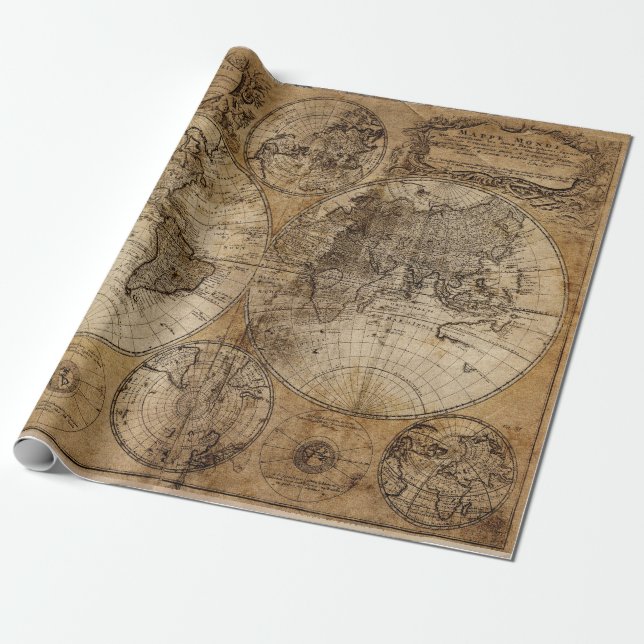 old map paper (Unrolled)