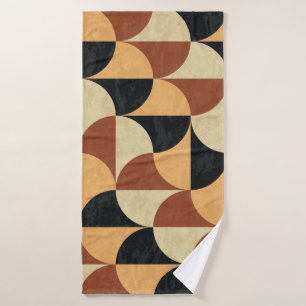 Old marble floor, geometric seamless texture. bath towel