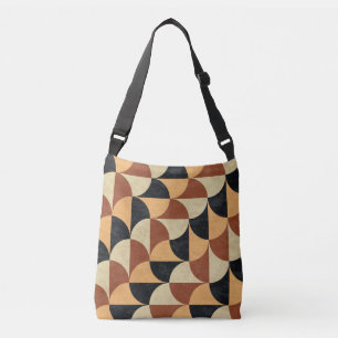 Old marble floor, geometric seamless texture. crossbody bag