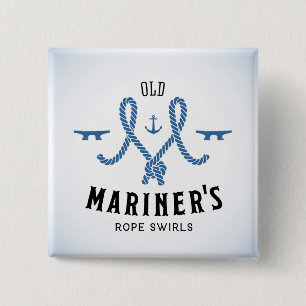 Old Mariner Poster 15 Cm Square Badge