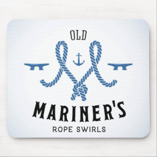 Old Mariner Poster Mouse Pad
