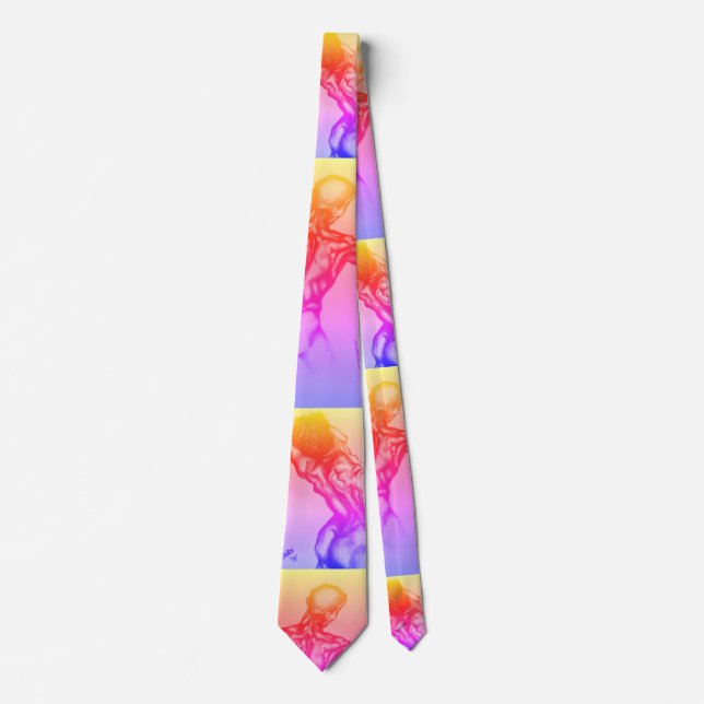 old masters sketch  tie (Front)