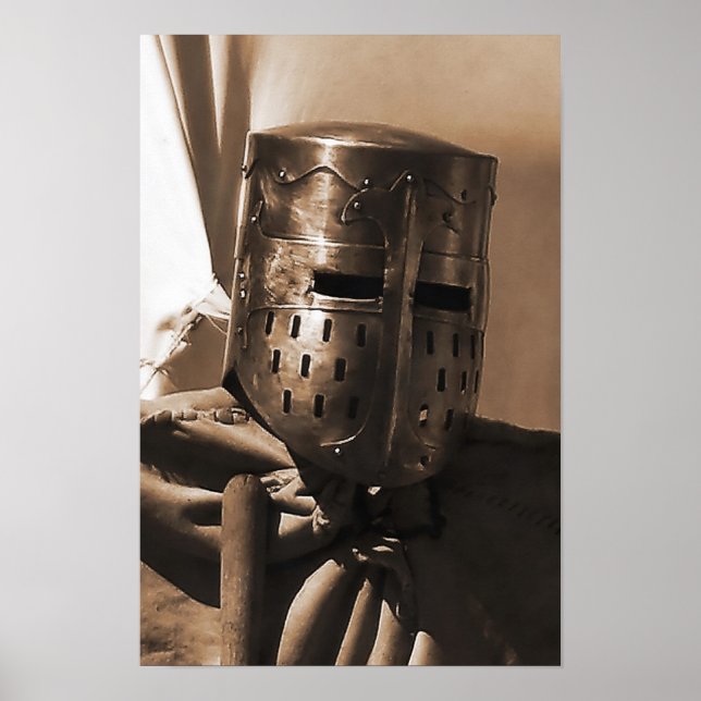 old mediaeval mask poster (Front)