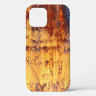 Old metal iron rust background and texture, metal iPhone 12 case