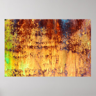 Old metal iron rust background and texture,  metal poster