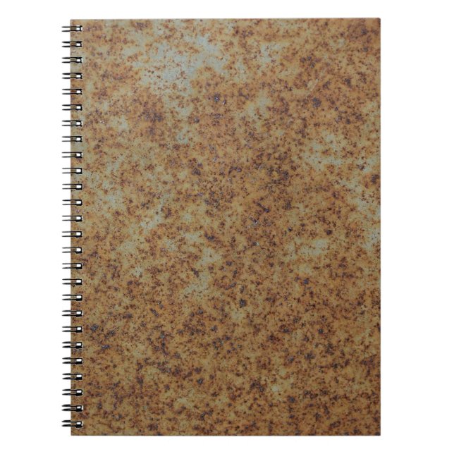 Old metal iron rust backgroundabstract,art,artisti notebook (Front)