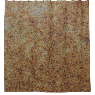 Old metal iron rust backgroundabstract,art,artisti shower curtain