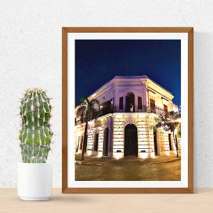 Old Mexico Colonial Architecture  Poster