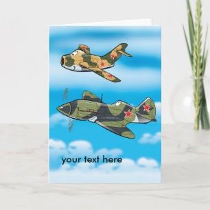 Old migs greeting card