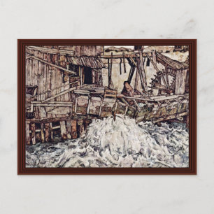 Old Mill By Schiele Egon Postcard