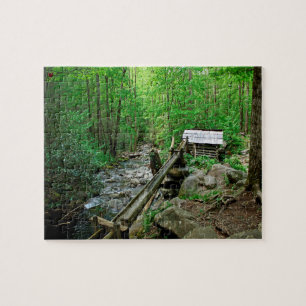 Old Mill Gatlinburg Tennessee Jigsaw Puzzle