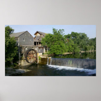 Old Mill in the Great Smoky Mountains Poster