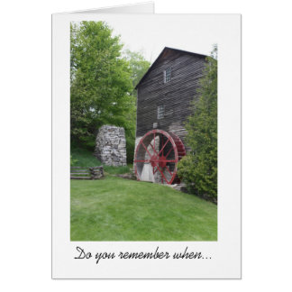 Old Mill Memories Card