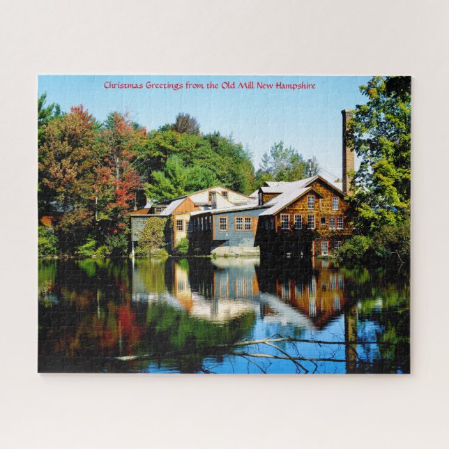Old Mill New Hampshire. Jigsaw Puzzle (Horizontal)