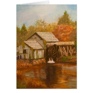 Old Mill Note Card