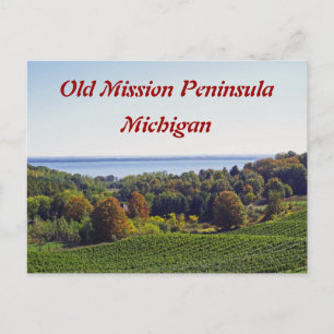 "OLD MISSION PENINSULA, MICHIGAN" POSTCARD