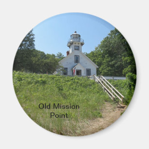 Old Mission Point Lighthouse Magnet