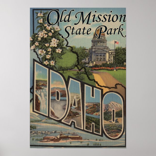 Old Mission State Park, Idaho Poster (Front)