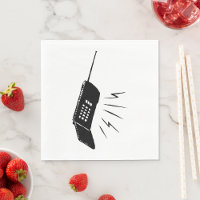 Old Mobile Phone Napkins