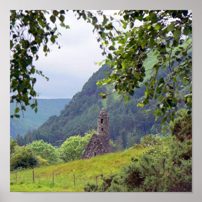 Old Monastery in Ireland Poster (Front)