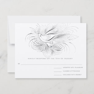 OLD MONEY, LOVE BIRDS, RSVP CARD