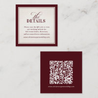 Old Money Modern Formal Burgundy Luxury Wedding