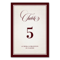 Old Money Modern Formal Burgundy Luxury Wedding
