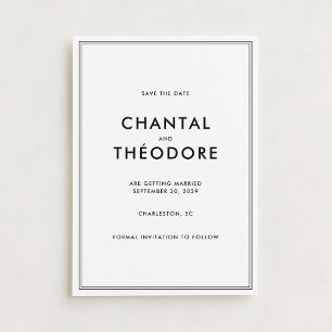 Old Money   Quiet Luxury   Black and off-White  Invitation