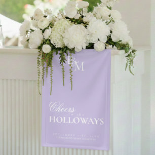 Old Money Wedding Couple Cocktail Hour Bar  Banner