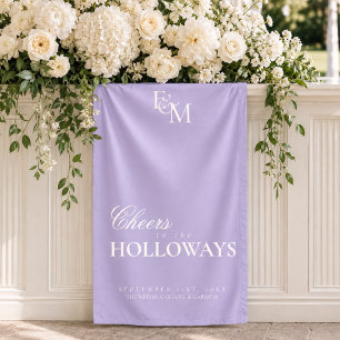 Old Money Wedding Reception Decor Banner