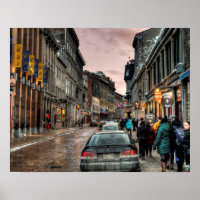 Old Montreal Street Scene