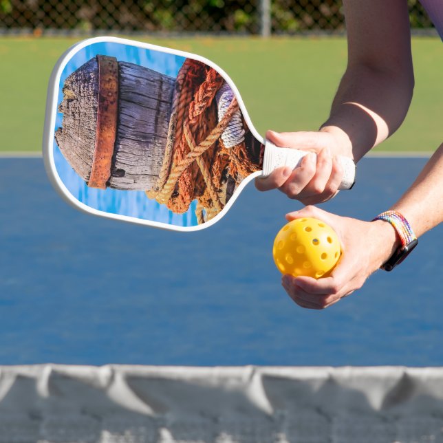 Old Mooring Bollard Pickleball Paddle (Insitu)