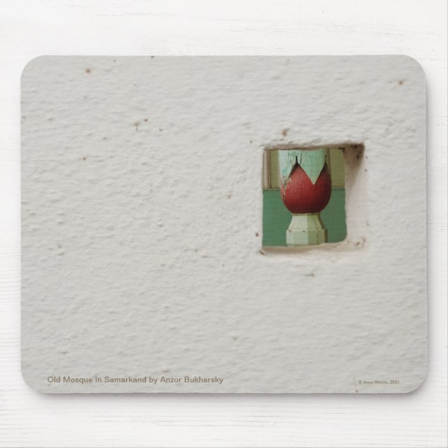 Old Mosque In Samarkand Mouse Pad (Front)