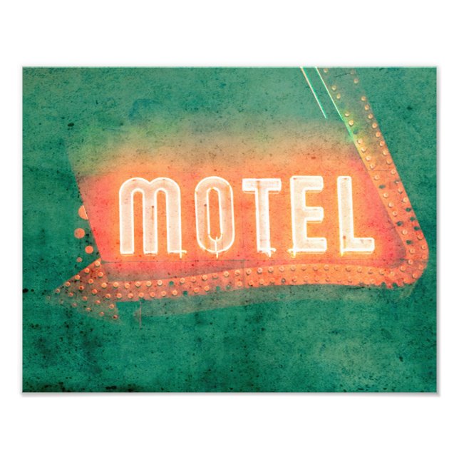 Old Motel Photo Print (Front)