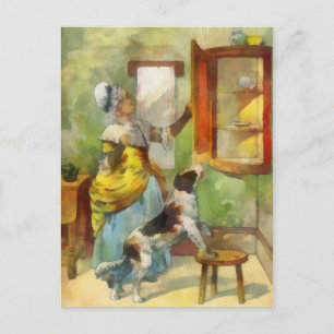Old Mother Hubbard Postcard